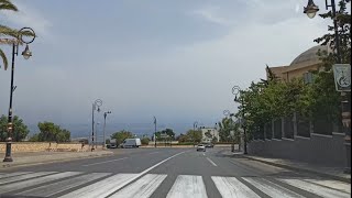 Un tour en voiture à Alger centre, Algérie, en 4K