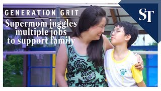 Supermom juggles multiple jobs to support family | Generation Grit | The Straits Times