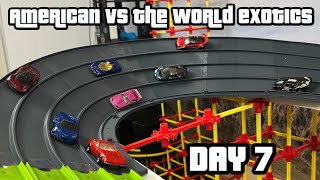 DIECAST CARS RACING TOURNAMENT | AMERICAN VS WORLD EXOTIC CARS 7