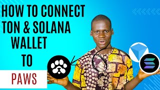 How to connect Ton and Solana wallet to PAWS (Step by step guide)