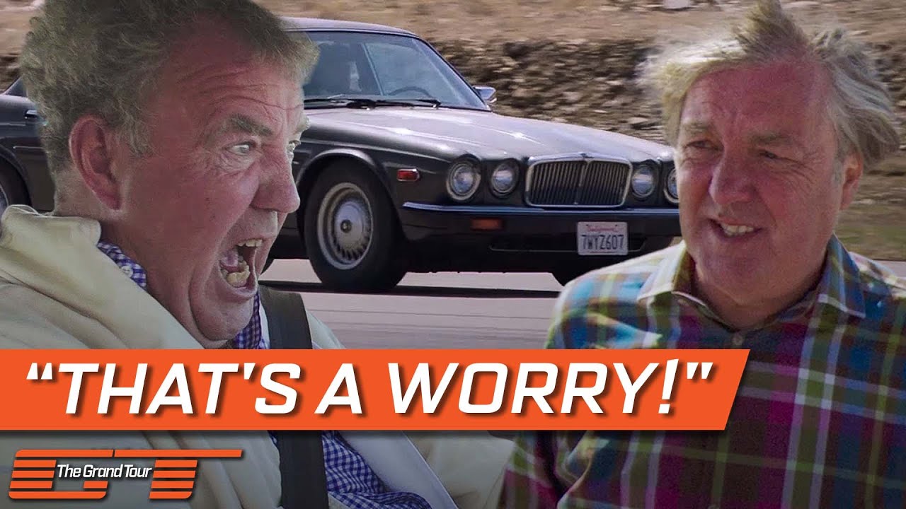 Clarkson, Hammond And May Drag Race (And Crash) Their Classic Jaaaaaags ...