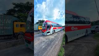 ENA Bus On Railgate || Dhaka To Sylhet Ena Bus ( Gazipur Pubail)