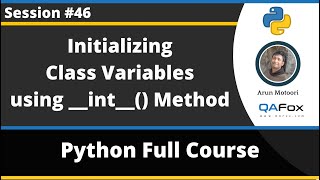 __init__ method in Python (Python Tutorial - Part 46)