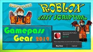 Roblox How To Make A Gamepass Gear Script 2019 Fe