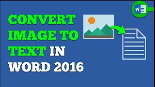 Convert Image To Text Using Microsoft Word 2016 Free (Offline) | Convert Screenshot To Text