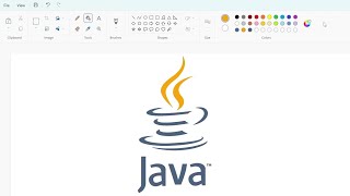 How to draw the Java logo using MS Paint | Jow to draw on your computer