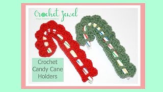 DIY Xmas Pattern | Crochet Candy Cane Holder Tutorial