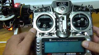 How to: Setting up a JR 9303 transmitter to control a gyro connected to a 6-channel receiver