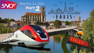 Paris to Mantes La Jolie Part 2 ( Train Travel )