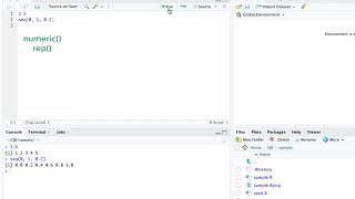 R Tutorial 34: Vectors with Repeating Elements