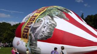 Heissluftballon befüllen