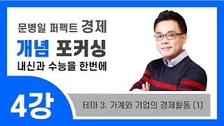 [4강] 테마 3. 가계와 기업의 경제 활동 (1)