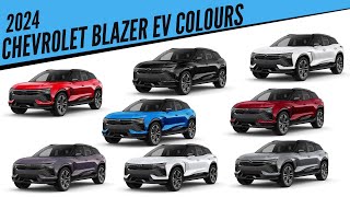 2024 Chevrolet Blazer EV - All Color Options - Images | AUTOBICS