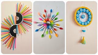 3 UNIQUE COLORFUL WALL DECOR | DIY WALL DECOR | PAPER CRAFT IDEAS | ORIGAMI