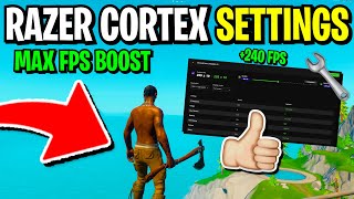 Best Razer Game Booster Settings for MAX FPS in Fortnite! 🔧(New Razer Cortex Update!)