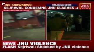 Arvind Kejriwal Condemns Brutal Attack On JNU Students,  Says Delhi Police Should Stop Violence