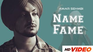 Name Fame (Full Video) Amar Sehmbi | Gill Raunta | Bravo | New Punjabi Songs 2022