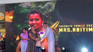 ஒரு வழியா எனக்கும் ஒரு Award கிடைச்சுது... Favorite Family Creator Award Mrs.Abi