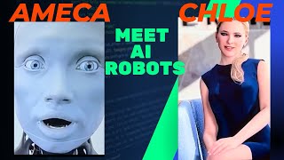 AMECA and Chloe AI Robots