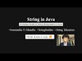 Java Strings Explained 🔥 | Immutable Strings, String Pool, and StringBuilder vs StringBuffer