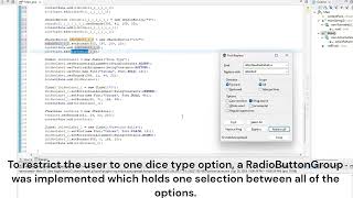 Java Coding Project: Dice Roller