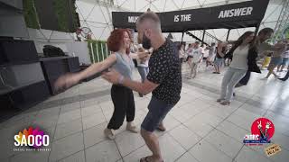 Boris Rostovskiy and Alexandra Turcan Salsa Dancing at 3 Front Relax in Embargo Villa, 04.08.2019