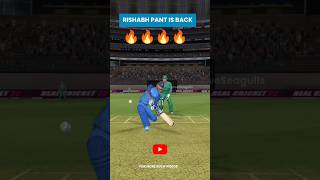 Rishabh Pant is Back ! ❤️ |  Real Cricket 22 #rc22 #shorts