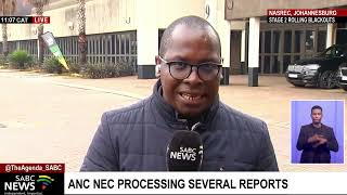ANC National Executive Committee meeting looking into several reports