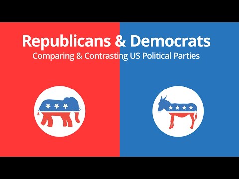 What are the 2 main US parties called?