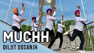 Muchh - Diljit Dosanjh | Bhangra | Folking Desi | New Punjabi Songs | Saga Music