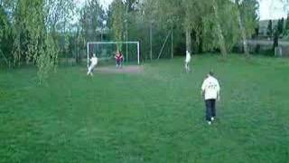 Thomas Büchler football with friends