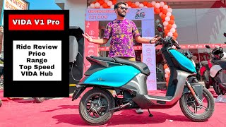 Hero VIDA V1 Pro Detailed Ride Review - VIDA Hub Launch Pune | Price | Range | Top Speed