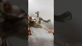 Peacock brass Aarti deep . Pital Aarti Panchpradeep Panchaarti Deepak