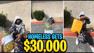 Millionaire blessed Homeless with cash and her story made me cry