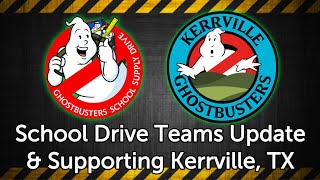 Ghostbusters School Supply Drive Update and Supporting Kerrville, TX!