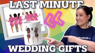 ⏰ LAST MINUTE Wedding Gift Ideas | Wedding Clipart in Canva