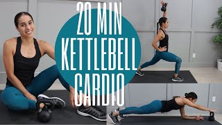 20 Minute// Full Body KETTLEBELL Workout | Angelique Clark