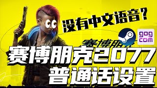 《赛博朋克2077》设置中文语音方法！steam游戏玩家必看让夜之城都在说中国话！