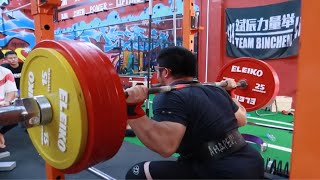 零距离何胖子/深蹲255kg/卧推175kg做组/有彩蛋！