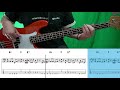 santana smooth bass cover with tabs