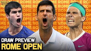 Rome Open 2022 | ATP Draw Preview | Tennis News