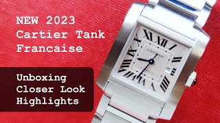 2023 Cartier Tank Francaise Automatic: Unboxing, Closer Look, and Thoughts | WSTA0067 4469