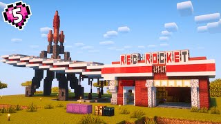 I Built the RED ROCKET Gas Station from FALLOUT in Minecraft... ( Lotus SMP - S3 )