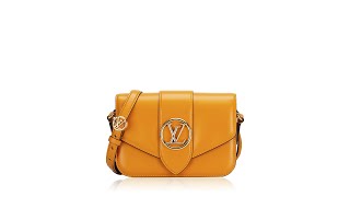 Louis Vuitton Smooth Calfskin Pont 9 Summer Gold