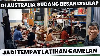 Latihan Di Gudang Besar | Ngiringi Tari Dengan Gamelan Lengkap Dan Ini Di Sydeny Australia 🇦🇺