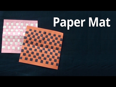 How to make mat with paper | Easy Paper Crafts & Arts for Kids How to make mat with paper | Easy Paper Crafts & Arts for Kids