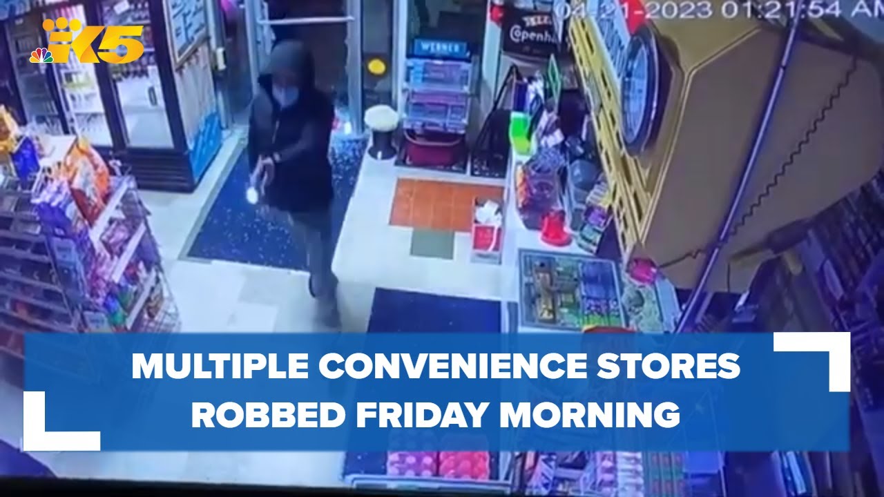 Multiple Convenience Stores Robbed At Gunpoint Friday Morning - YouTube