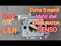 How to adjust the senso carburetor