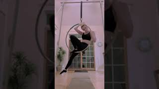 Aerial Hoop Pole Dance Tricks, Tips, Tutorials, Lessons, Help, Routine #dance #yoga #shorts #youtube