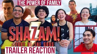 SHAZAM! FURY OF THE GODS TRAILER REACTION! SDCC 2022 | DCEU | MaJeliv Reactions | Power of Family?